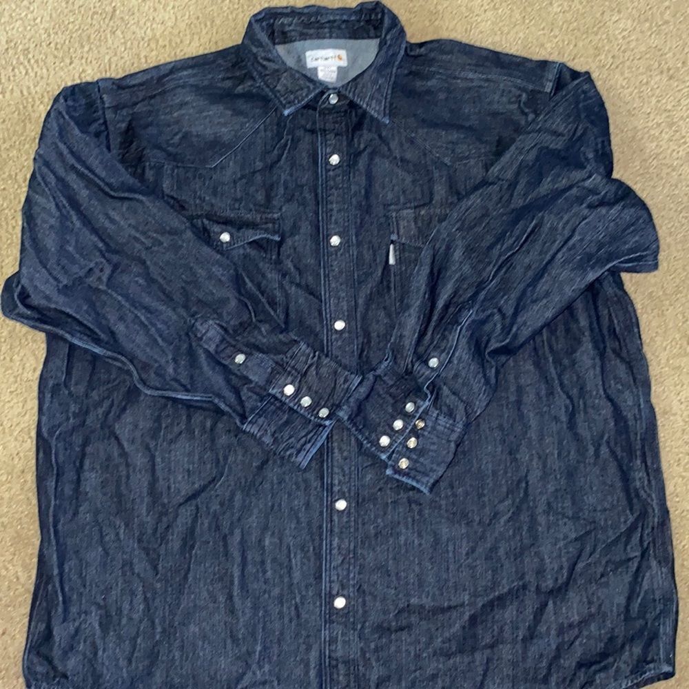 Carhartt denim shirt